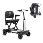 Scooter eléctrico de plegado automático PEPE blanco