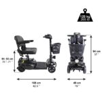 Scooter eléctrico PEPE P10044 negro