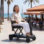Scooter eléctrico de plegado automático PEPE negro
