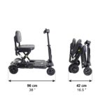 Scooter eléctrico plegable PEPE negro