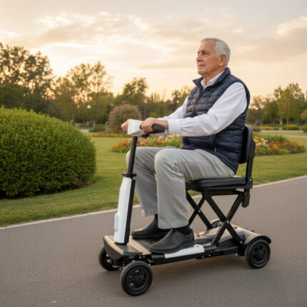 Scooter eléctrico plegable PEPE blanco