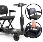 Scooter eléctrico de plegado automático PEPE negro