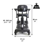 Scooter eléctrico de plegado automático PEPE negro