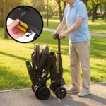 Scooter eléctrico de plegado automático PEPE negro