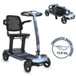 Scooter eléctrico plegable de magnesio KMINA azul