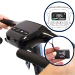 Scooter eléctrico plegable de magnesio KMINA azul