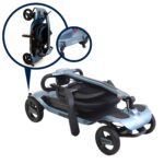 Scooter eléctrico plegable de magnesio KMINA azul