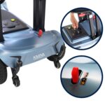Scooter eléctrico plegable de magnesio KMINA azul