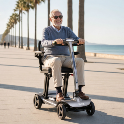 Scooter eléctrico plegable de magnesio KMINA gris