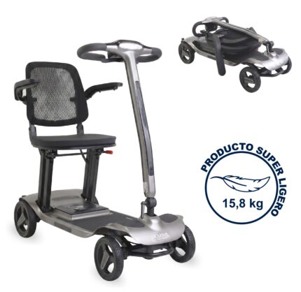Scooter eléctrico plegable de magnesio KMINA gris