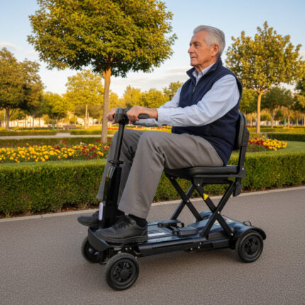 Scooter eléctrico plegable PEPE negro