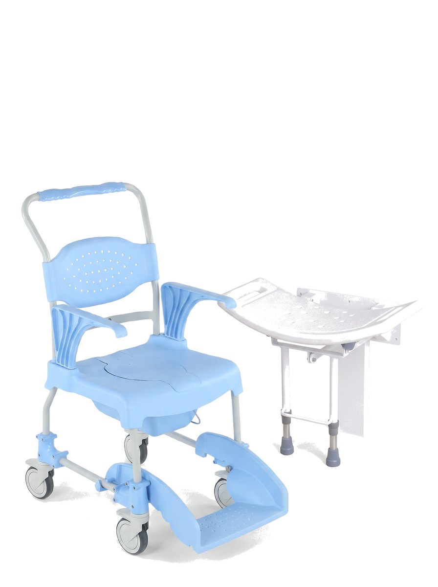 MOEM shower chair and fold-down seat