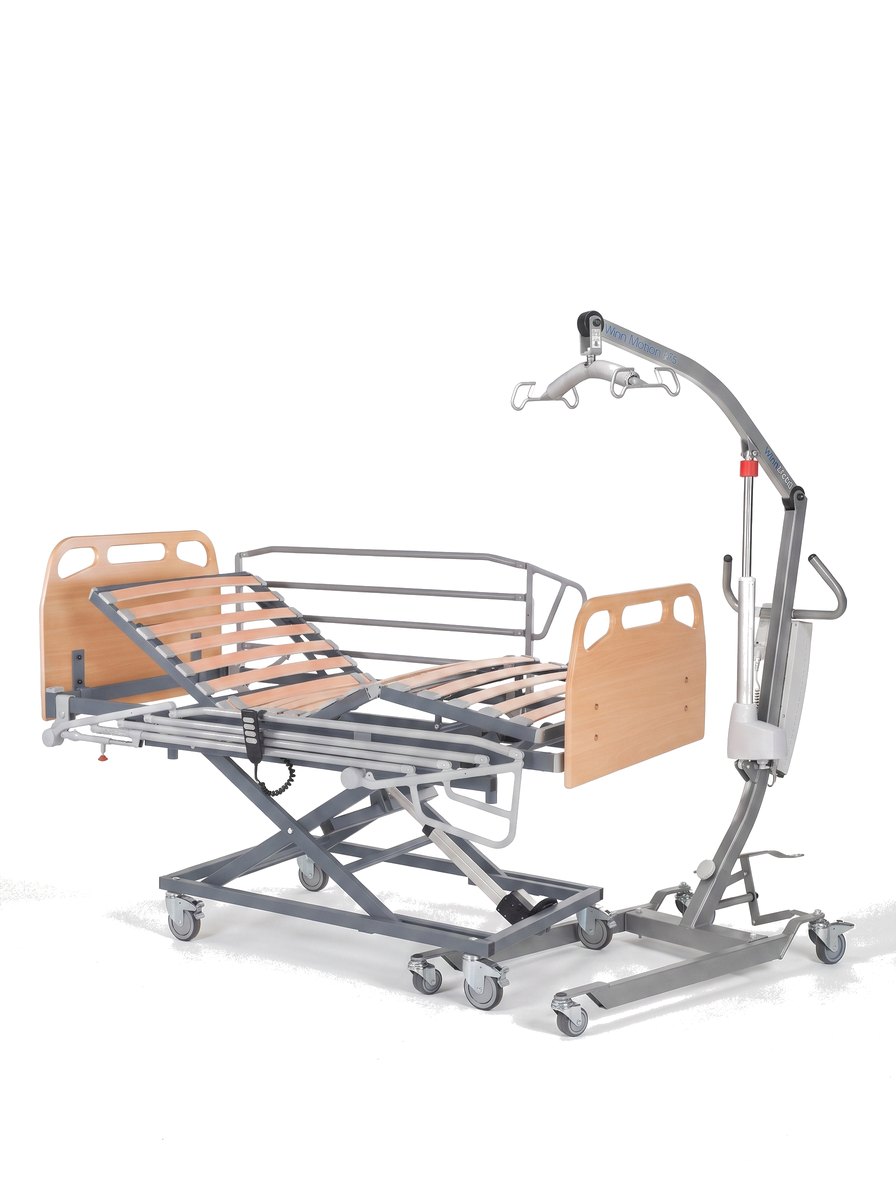 Profiling bed and patient hoist
