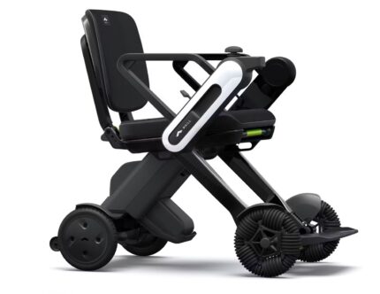 WHILL Model C Lite: silla de ruedas electrica plegable de fibra de carbono